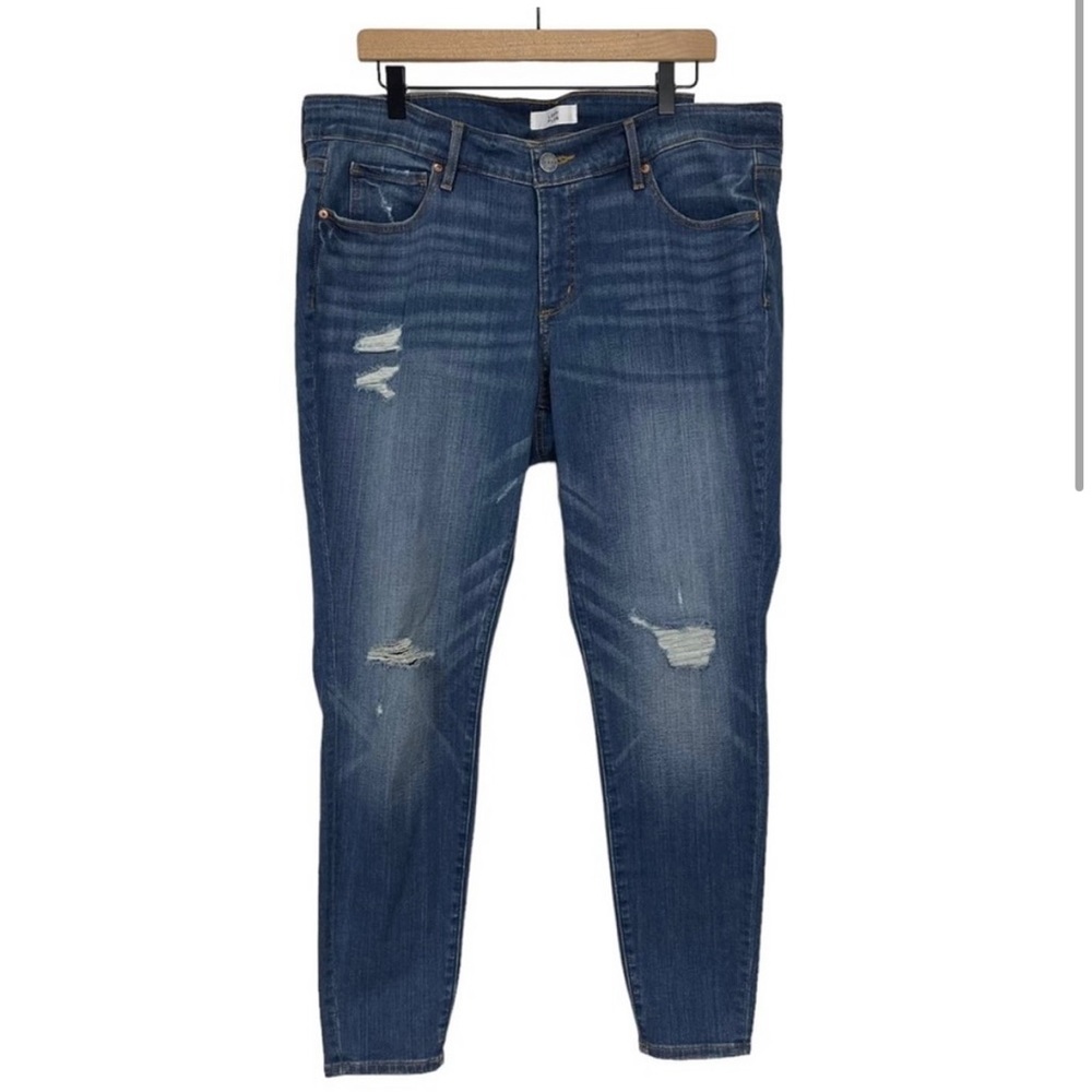 LOFT Plus Slim Pocket Skinny Jeans Size 16 NEW
